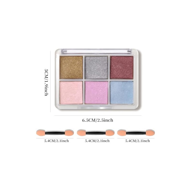 Polvo de uñas cromado, 5, 6 colores