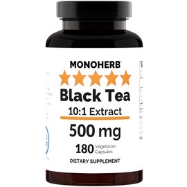 MONOHERB Black Tea Extract 500 mg - 180 Capsules