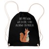 Mr. & Mrs. Panda Sports Bag Squirrel Flower, black