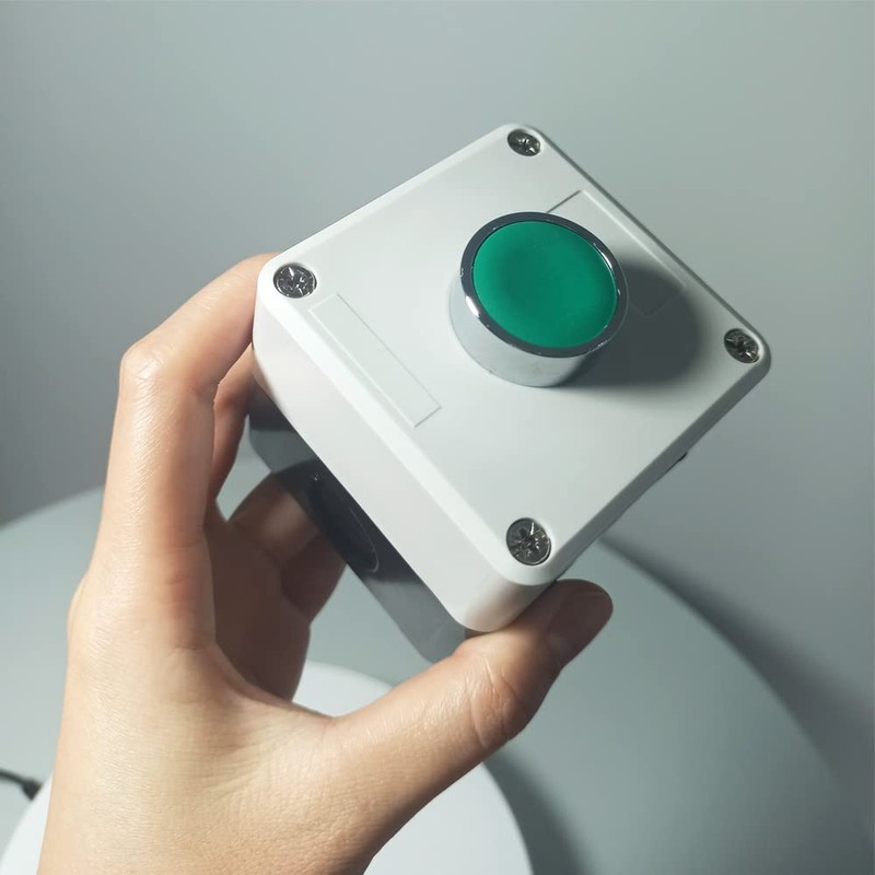 ATO Momentary Push Button Switch Station Box, 1 NO+1NC, ABS