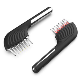 Riva H Plus Hair Loss Intensive Care Galvanic Scalp Massage Device Set (LED Brush + Medication Injection Brush) / 리바 에이치 플러스 탈모집중케어 갈바닉 두피 마사지기기세트 (LED브러쉬+약물주입 브러쉬)