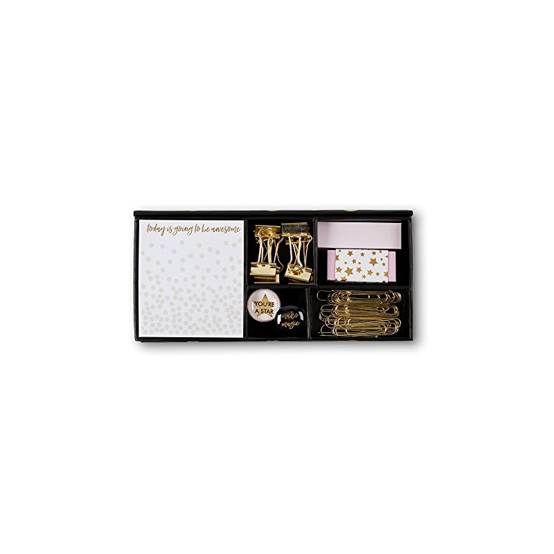 Metallics Stationery Set in Magnetic Tab Box
