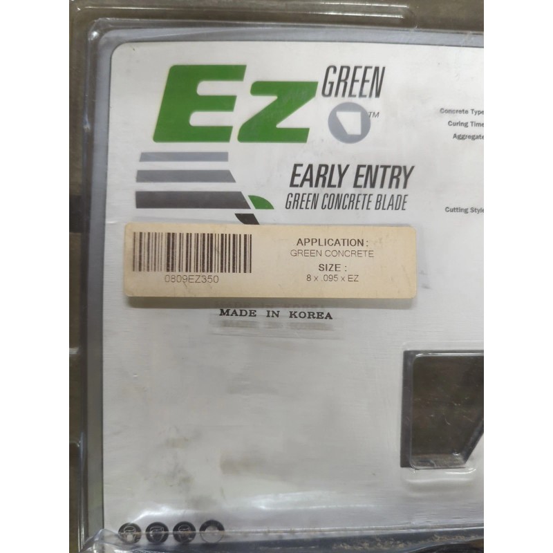 DIAMOND VANTAGE 8in CONCRETE MASONRY CEMENT CUTTING BLADE EARLY ENTRY