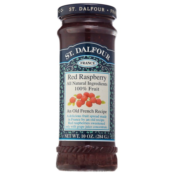 St. Dalfour Red Raspberry Fruit Spread, 10 Ounce