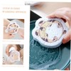 OHPHCALL 8pcs Wood Dish Scrub Sponge Adorable Cellulose Sponge for