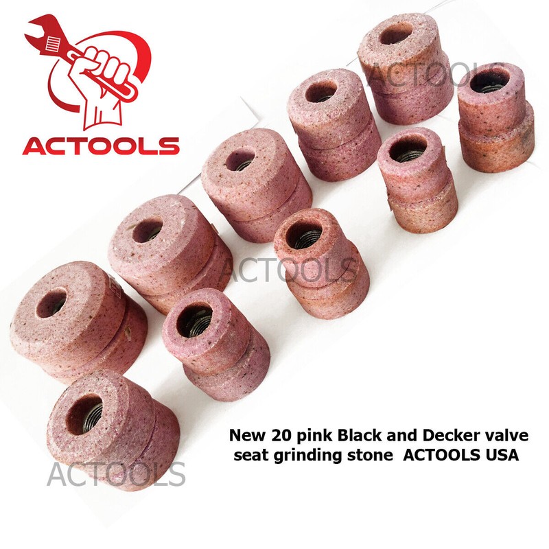 ACTOOLS New Black and Decker Valve Seat Pink Grinding Stones