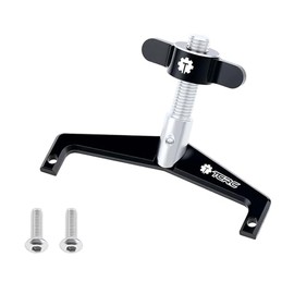 TCRC Aluminum RC Spare Tire Rack Wheel Holder for Axial 1/8 AXP8 Gilamon Trail Buggy Upgrade,Black