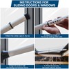 Rerishom Door Security Bar, Door Stoppers Security bar,Heavy Duty Door