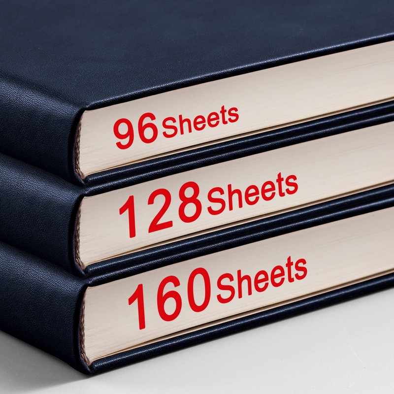 RETTACY Journal Notebook Lined - A5 Note Book Hardcover Thick