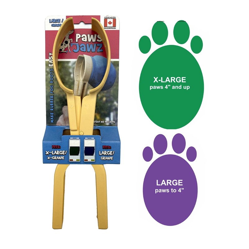 HDP Jawz for Pawz Dog Boots Color:Purple Size:Large Starter