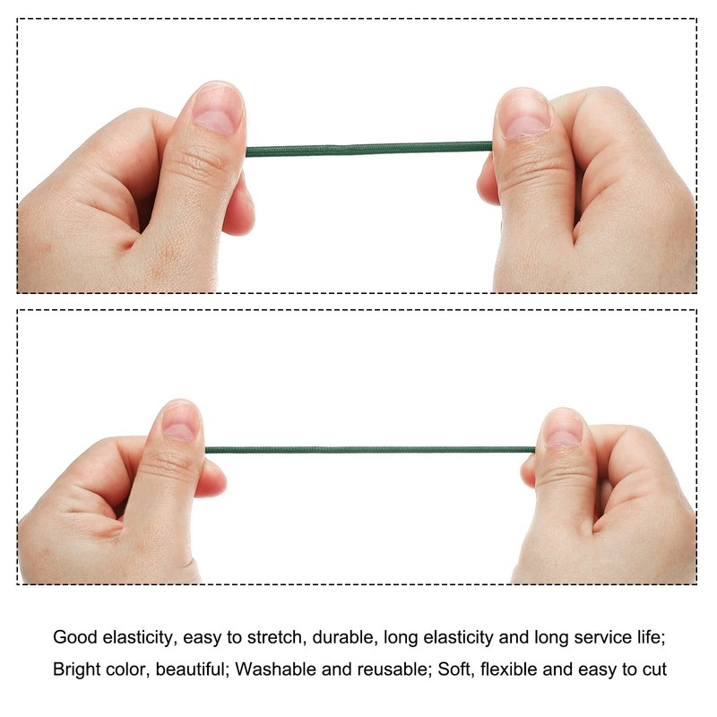 PATIKIL Bungee Cord Elastic Cord Heavy Stretch String Rope 3mm