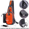 AmHoo Sling Backpack Chest Shoudler Crossbody Bag Water Resistant Hiking