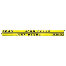 2640 Hood Decal fits John Deere 2640 JD2640E