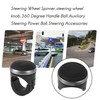 Aswalling Universal Steering Wheel Spinner, 360 Degree Auxiliary Steering Steering