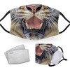 Tiger - Reusable Adult Face Masks - 2 Filters Included