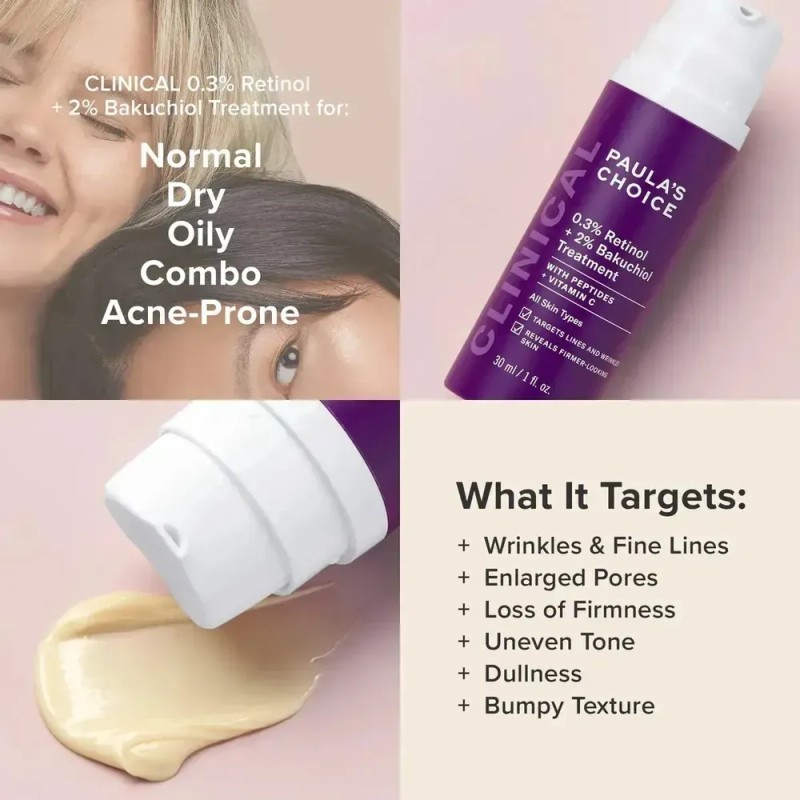 Paula´s Choice 1% Retinol Treatment, Peptides + Vitamin C