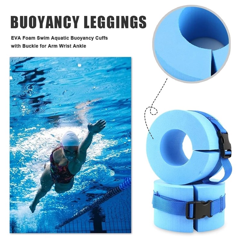 AIMALL Swimming Buoyancy Cuffs for Water Aerobic Exercise EVA Foam