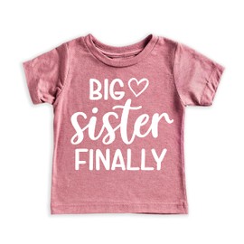 Teeny Fox Big Brother Again Sister Finally New to Crew Sibling Announcement T-Shirt
