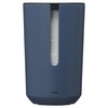 Tiger Tess, Spare toilet roll holder with lid freestanding, Blue/Black,