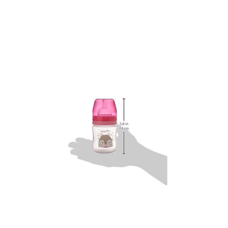 K Clark Biberón Evenflo Cuell Ancho Decor 5Ozn, 5 Oz