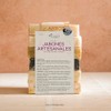 PACALLI Jabones Artesanales 6 Pack; Arroz, Avena, Caléndula, Carbón Activado,