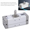 Pneumatic Rotary Actuator Aluminum Alloy Double Sealing Powerful Rack Type