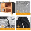 Moisture Resistant Rabbit Hutch Cover, 210D Oxford Dust-Proof Cover, Double