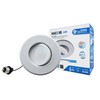 NICOR Lighting 5/6 inch LED Gimbal Downlight Retrofit Kit, 3000K