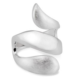 Vinani Snake Ring Twisted Shiny Brushed 925 Sterling Silver Snake Ring RSG, Sterling Silver, plain
