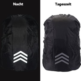 VIKY Rain Cover Backpack Waterproof Rain Cover for Backpacks (18-55L), Reflective Backpack Rain Cover, Rain Cover Backpack, Rain Cover for Hiking, Camping, Cycling