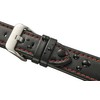 Genuine Waterproof Leather Watch Band with Quick Release Spring Bars