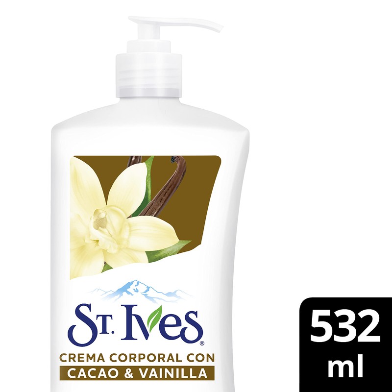 Crema Corporal ST.IVES Cacao y Vainilla 532 ml