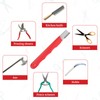 JIYIN 4 Pack Garden Tool Sharpener, Pruning Shears Blade Sharpener,