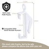 Smith’s® Curtain Glider Hooks | 50 Pack/White | Plastic Curtain