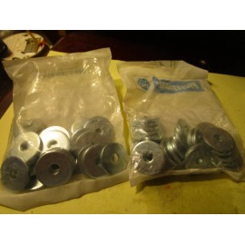 Fastenal 1/4" x 1.000" OD Low Carbon Zinc Finish Steel Thick Fender Washer QTY 50