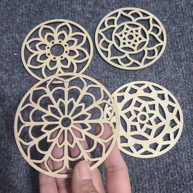 Set of 4 Wooden Sourdough Stencils - Bread Baking Stencil