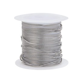 UR URLIFEHALL 16.4 Feet/5m 304 Stainless Steel Round Snake Chains Silver Soldered Links Chains with Spool for DIY Jewellery Making