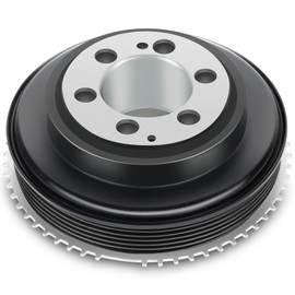SCITOO 594-819 Harmonic Balancer Crankshaft Pulley for Land Rover Discovery Sport, Range Rover Evoque/Velar/Sport, Ford Edge Explorer 2012-2015, LR2 2012-2019, XE, XF 2013-2020, Jaguar F-Pace