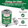 High Strength Vinyl Glue - Waterproof PVC Cement for Repairs