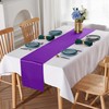 yourose 10 Pack Satin Table Runners 12 x 108 inch