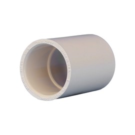 Charlotte Pipe 1" CTS Coupling Pressure Fitting - SDR 11 CPVC Hot and Cold Water Distribution Easy to Install, Durable, High Tensile and Sound Deadening for Home or Industrial Use (Single Unit)