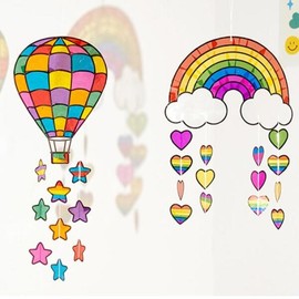 Artbox/Claypia 208 Minhwa Shop Suncatcher Mobile Mother-of-Pearl Mobile Interior DIY / 아트박스클레이피아 208 민화샵 썬캐쳐 모빌 자개 모빌 인테리어 DIY