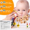 Baby Suction Cup Toys for Highchair - Sensory Silicone Toys