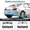 Kairiyard License Plate Backup Camera with 5in Monitor, 170 Degree