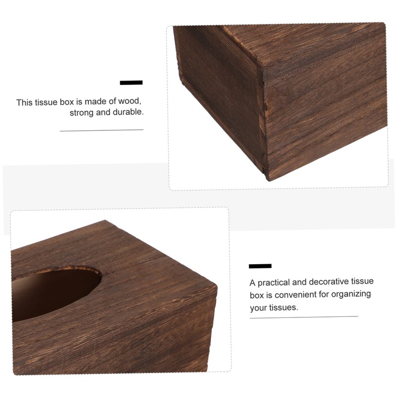 LABRIMP Tissue Holder 1pc Box Rectangular Extraction Decorate Towel Cover