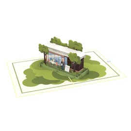 MOKIO® Pop Up Card - Restaurant - 3D Food Invitation Voucher for a Meal Invitation or a Restaurant Visit Greeting Card Birthday Card