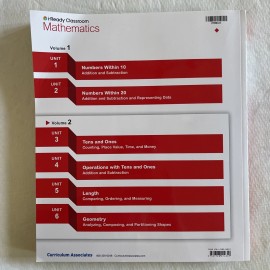 2021 I-Ready Classroom Mathematics Teacher Guide Grade 1, Vol. 2 - NEW