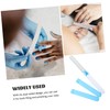 Housoutil 3pcs Nail Files Dual-sided Manicure Tools for Polishing Fingernails