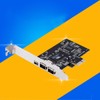 Gorise 2.5Gbps PCI-E PCI Express FireWire 1394a IEEE 1394 Controller