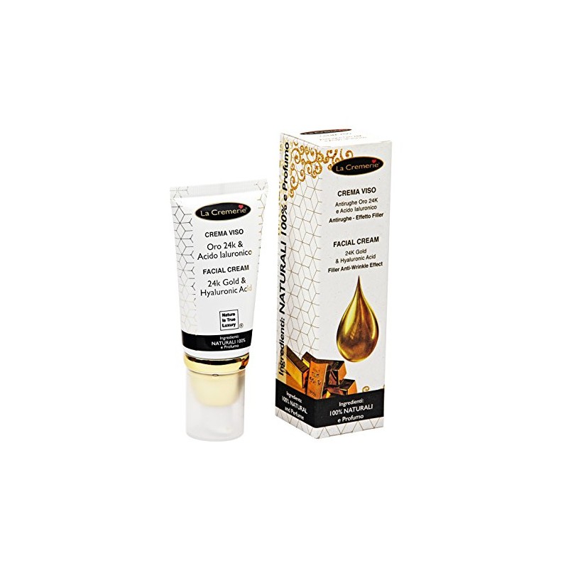 Cream Face Gold 24 K and Hyaluronic Acid – The Cremerie – 50 ml
